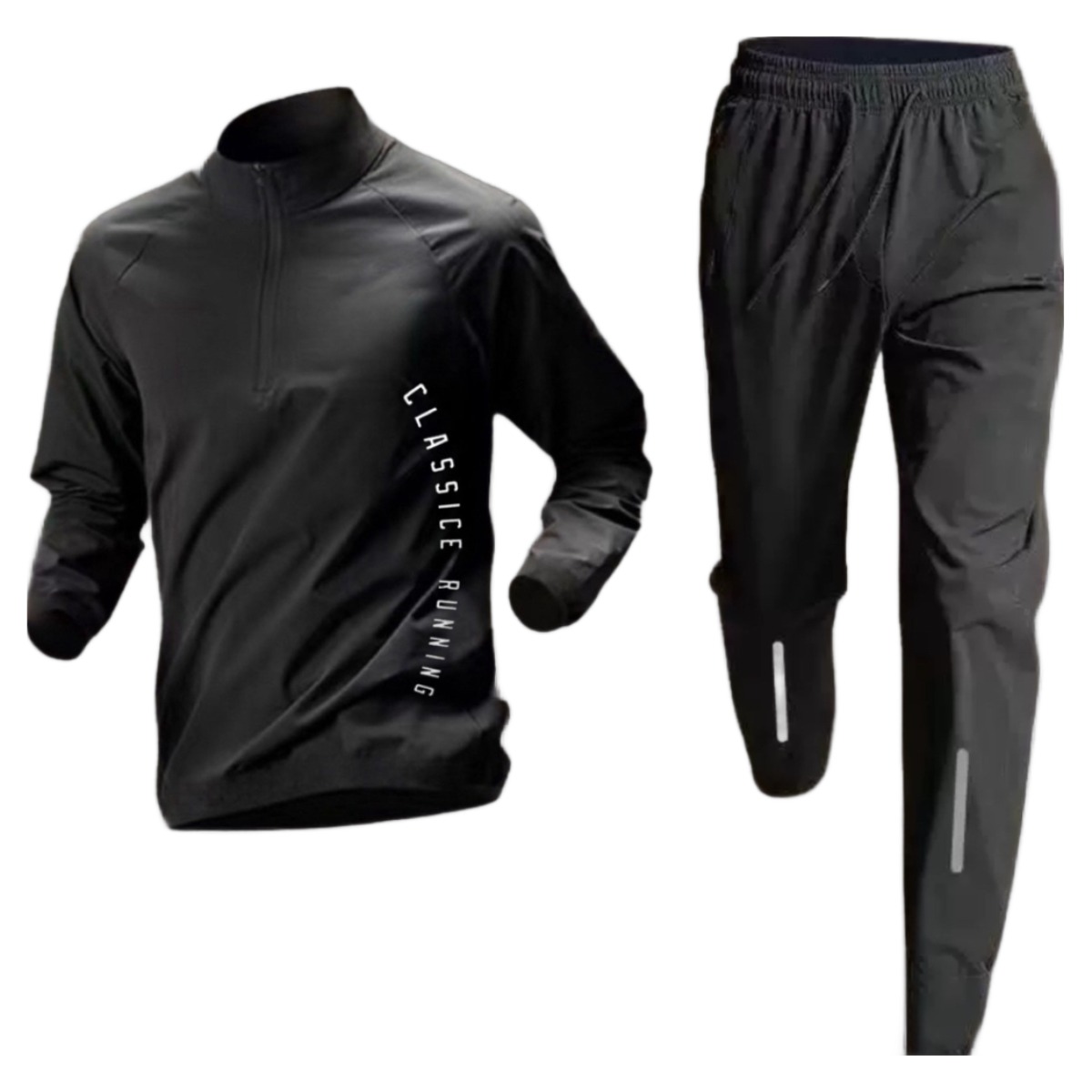 남녀공용 헬스 운동복세트 하프집업 트레이닝탑 긴팔 티셔츠 상하의세트 스탠드 러닝 웨어 26,800원