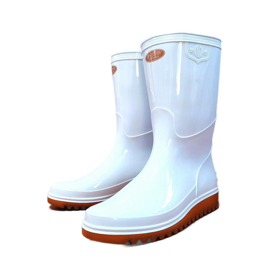 [진짜보생] 국산 프리미엄 초강력 항균 위생 남자 반장화 백색 21,900원