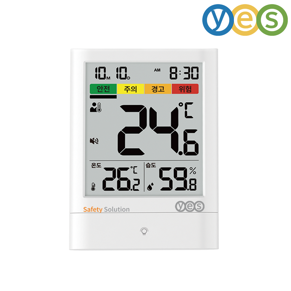 YES 영이과학기기 CIT 디지털 체감온도계 4단계알림, 1개, 흰색 (WHITE) 32,900원