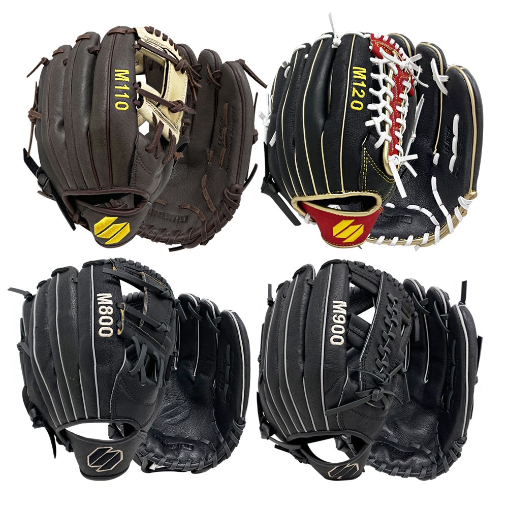 썬버드 천연가죽 돈피야구글러브 올라운드용 11인치 11.5인치 12인치 12.5인치 좌투 우투, 1개, M900(12.5인치) 59,000원