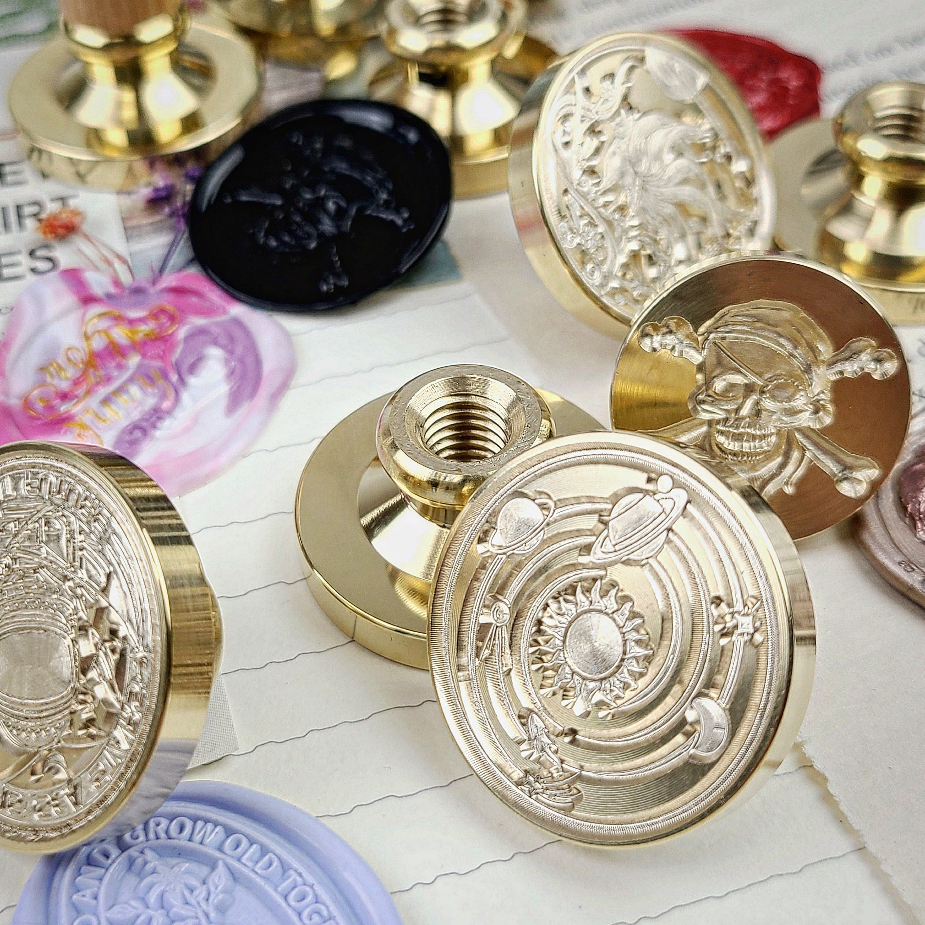 실링왁스 인장 스탬프 헤드 시리즈 3 판타지 중세 6,000원