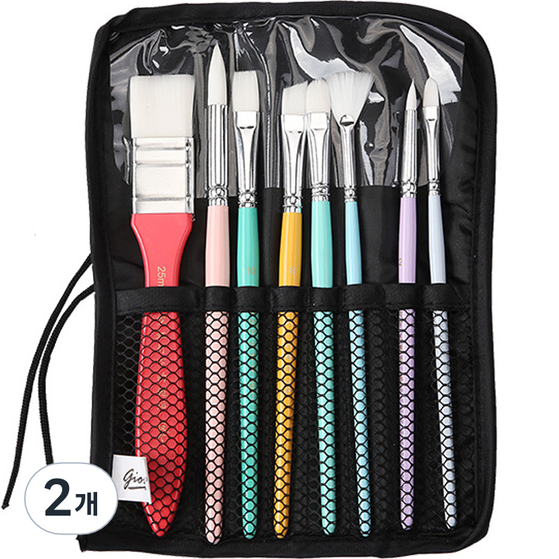 심플리앤 조르조네 수채화 브러쉬 8p + 파우치 + 케이스 30C 39,900원