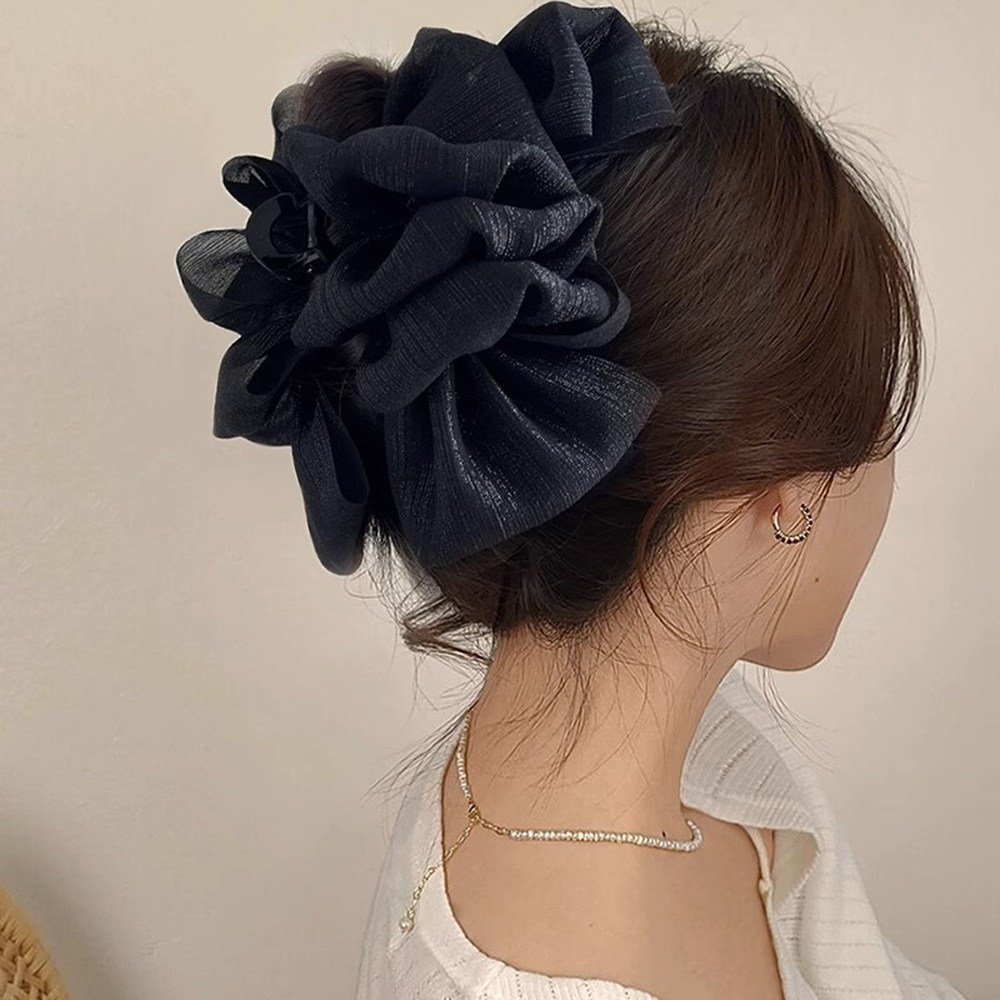 미다미 젤리나 볼륨 리본 빅사이즈 집게핀 (3컬러) 19,900원