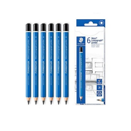 스테들러 마스 루모그라프 점보 연필 100J-2B 14,500원