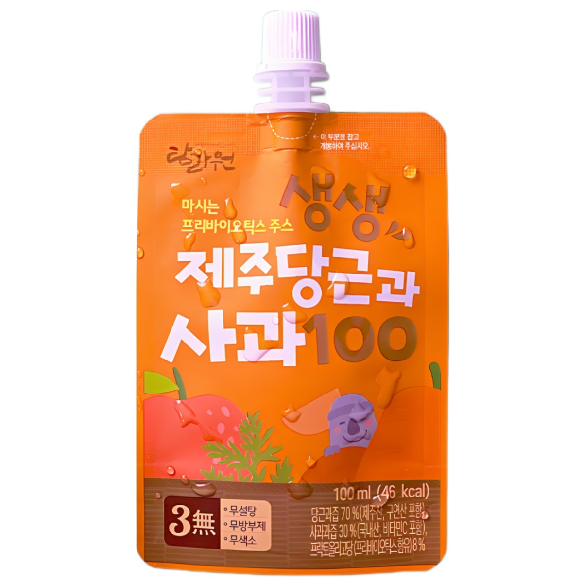 탐라원 생생제주당근과사과 100mlx30개 무설탕 어린이주스, 30개, 100ml 29,300원