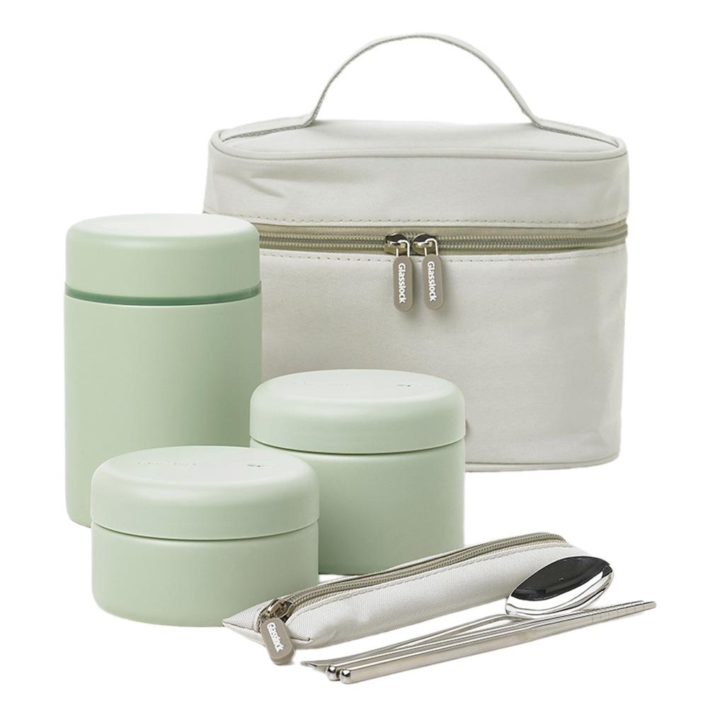 글라스락 플레인 보온도시락 세트 970mL 35,490원