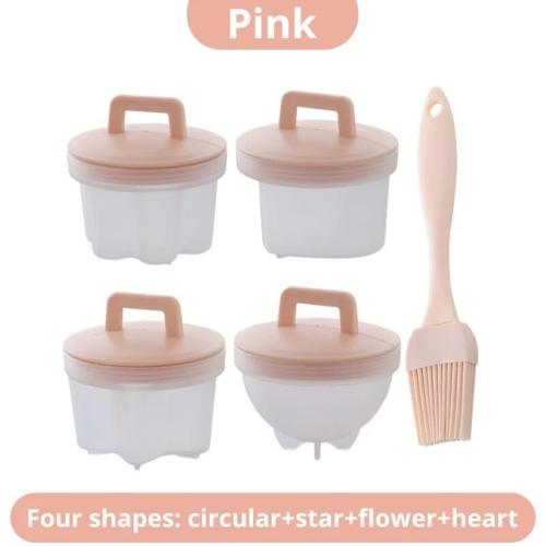 계란찜 기 스텐 계란삶기 주방 계란 스티머 창의적인 하트 모양 원형 꽃 별 찐 몰드 개세트 9,200원