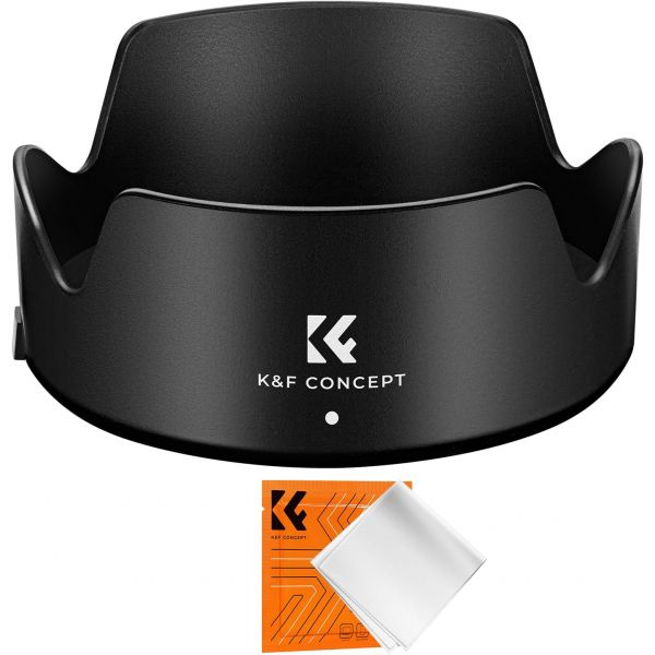 캐논 RF용 KF 컨셉 렌즈 후드 24105mm F47.1은 STM, EFS 18135mm f3.55.6은 USM 렌즈, 리버서블 스냅 온 카메라 쉐이드 교체 EW73D 후드, 37,900원