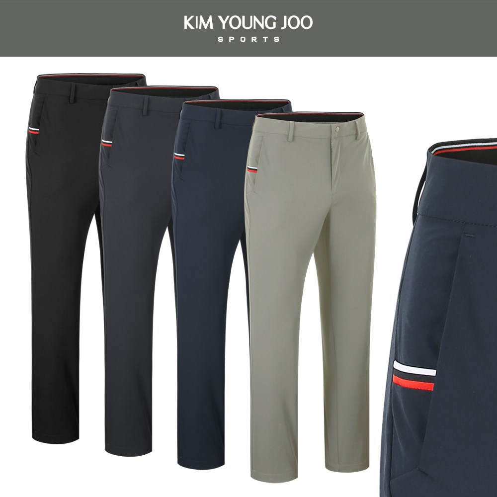 [봄여름용]김영주스포츠 남성 스판 일자핏 골프 팬츠 MP1755 35,900원