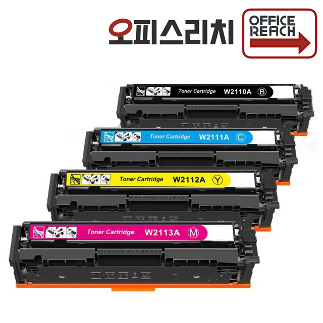 HP호환 MFP M283fdw 재생토너 칩장착완제품 W2110A, 1개, 빨강 30,000원