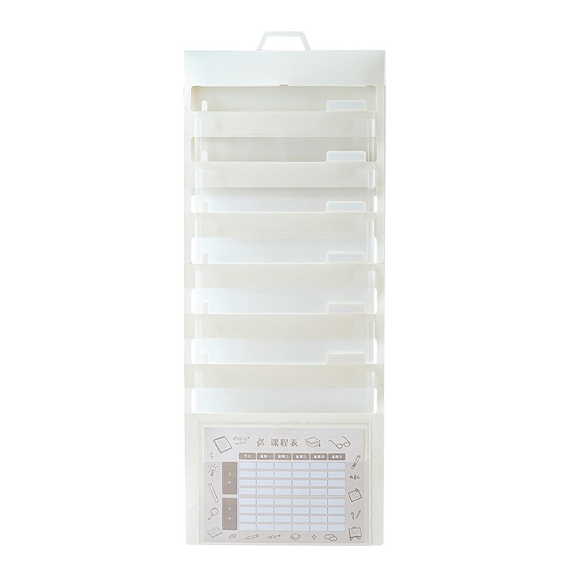 다용도 벽걸이 수납 포켓사무실파일아코디언손잡이시험지파티션 파일, 화이트, 1개 24,600원