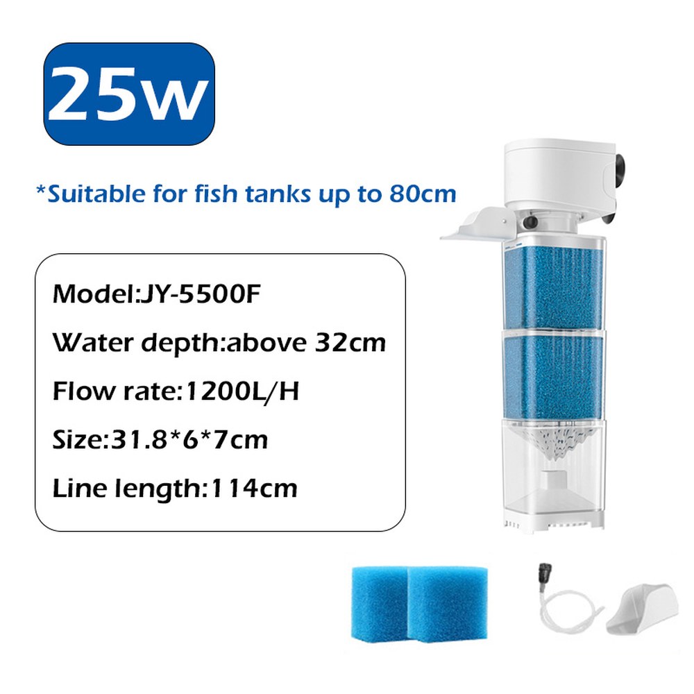 6IN1 수족관 필터 수중 펌프 웨이브 에어 내부 에어레이터 산소 공기 220V 무소음 워터 어항 메이커 27,100원