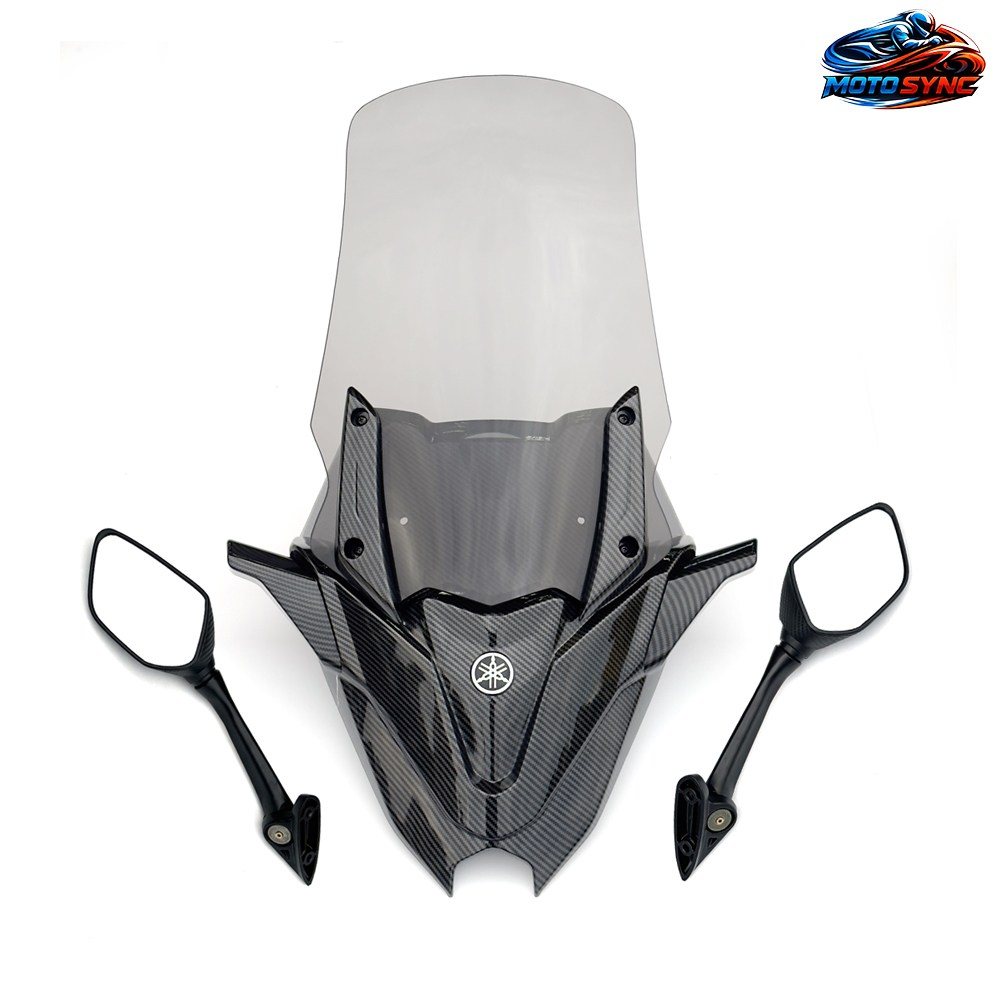 모토싱크 야마하 NMAX125 베이비티맥스 스크린 미러킷 프리미엄 50cm 2025-, 1세트, 50cm 스모그 라운드형+수전사+R25 롱미러 170,000원