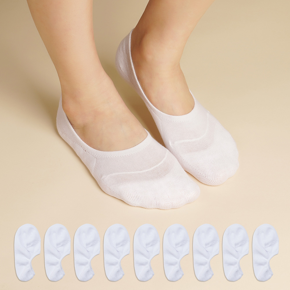 삭피엔스 여성용 절대 벗겨지지 않는 앞코보강 페이크삭스 10켤레 14,900원