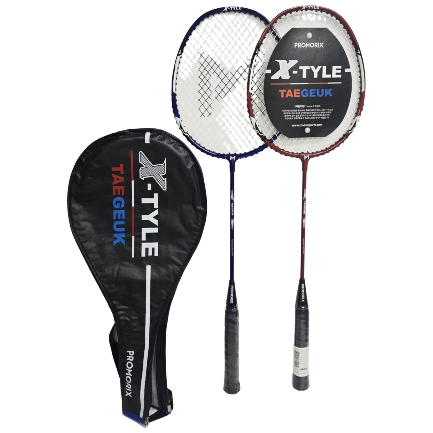 프로모릭스 태극 배드민턴 라켓세트 엑스타일 X-TYLE 태극 배드민턴채 24,900원