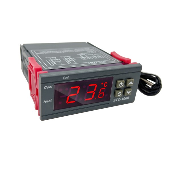 인큐베이터 온도 컨트롤러 조절기 릴레이 가열 냉각 12V 용 STC-1000 LED 디지털 10,100원