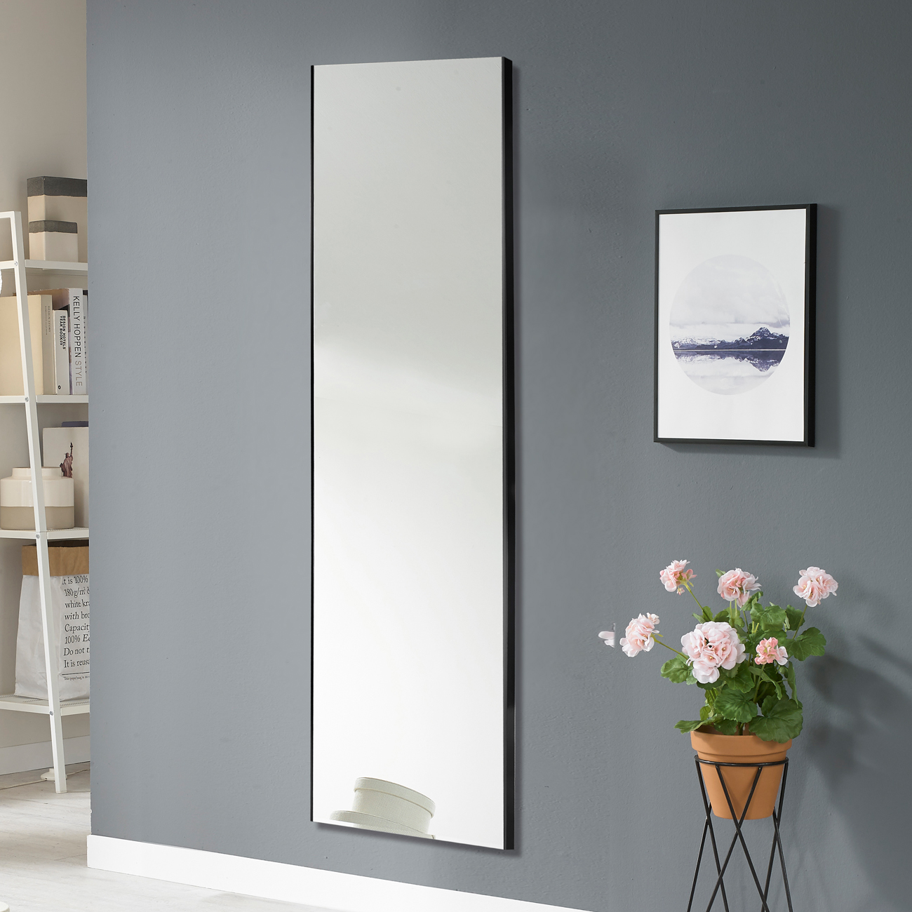 온맘컴퍼니 프랑 더프레임 벽걸이 전신거울, 블랙 29,800원