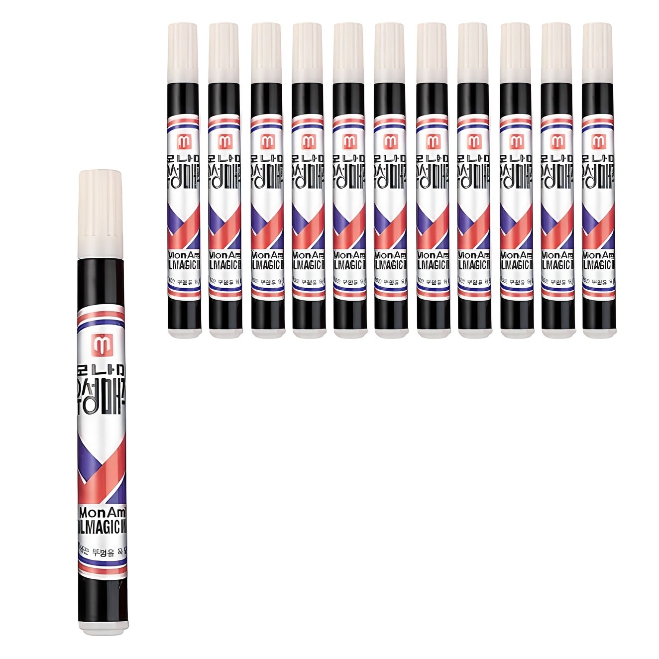 모나미 둥근닙 유성매직 6,270원