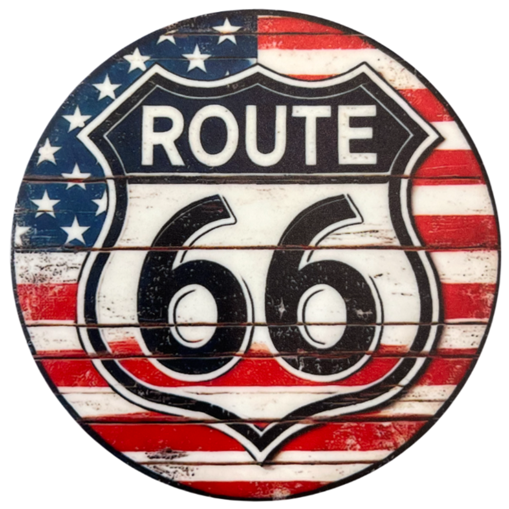 빈티지 아메리칸 원형 실리콘 코스터 컵받침 미끄럼방지 방수 내열, 1개, 단일 6,000원