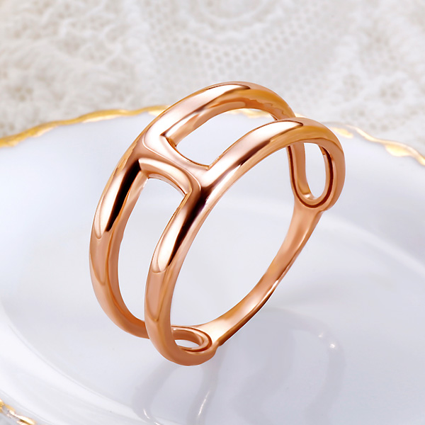 골드앤 18K 소프트라인 중 반지 볼드 H 유니크 포인트 데일리 심플 선물추천 809,900원