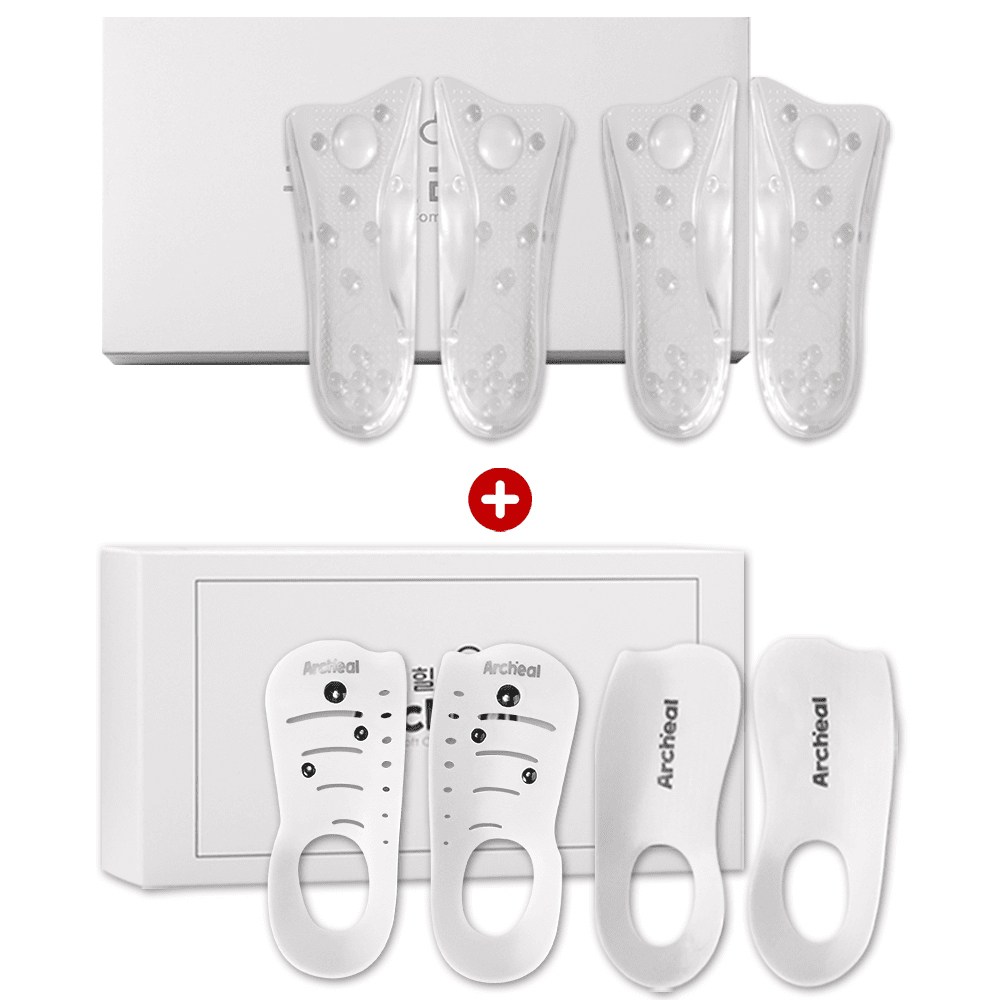 발편한 구름젤리깔창 4세트 실리콘 신발깔창 기능성 아치 인솔 31,300원