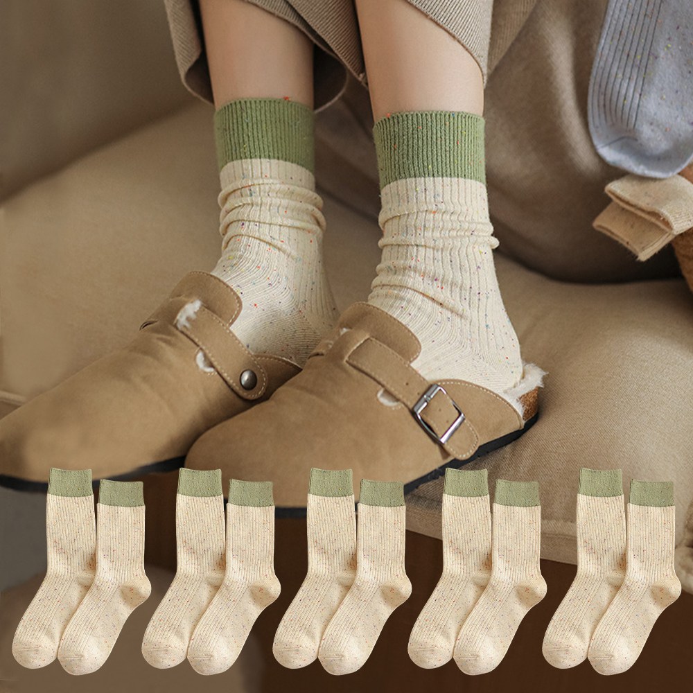 여성겨울양말 수면양말 기모양말5 켤레 양말 26,500원