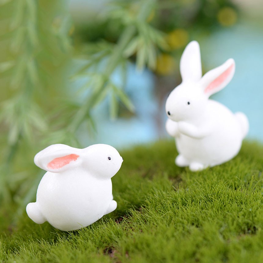 미스토토 테라리움 만들기 재료 미니 토끼  미니어처 동물피규어 1,500원