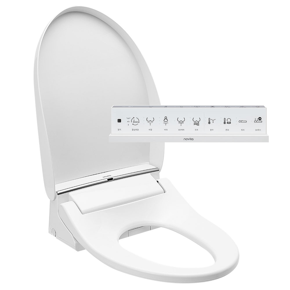 노비타 살균 프리미엄 자동 물내림 방수비데 BD-H900HS (뉴트럴 실버) 395,000원