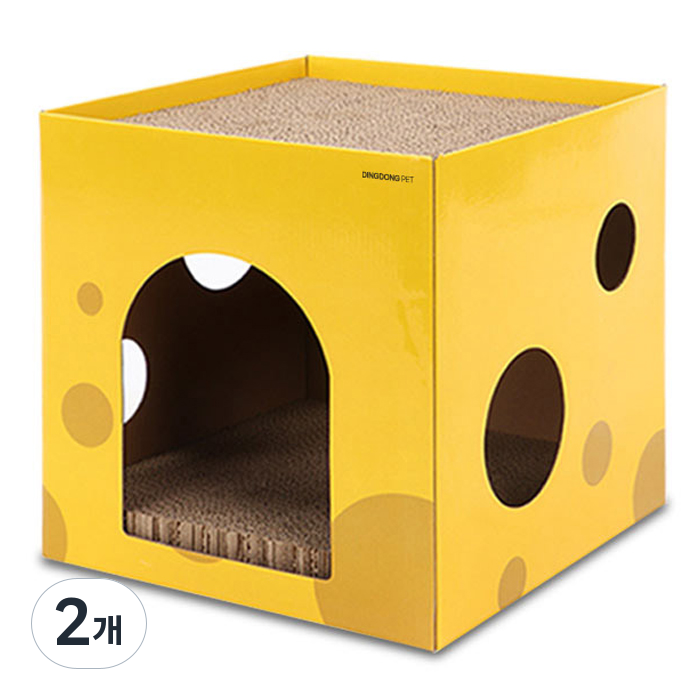 딩동펫 고양이 사각치즈 스크래쳐 하우스 24,400원