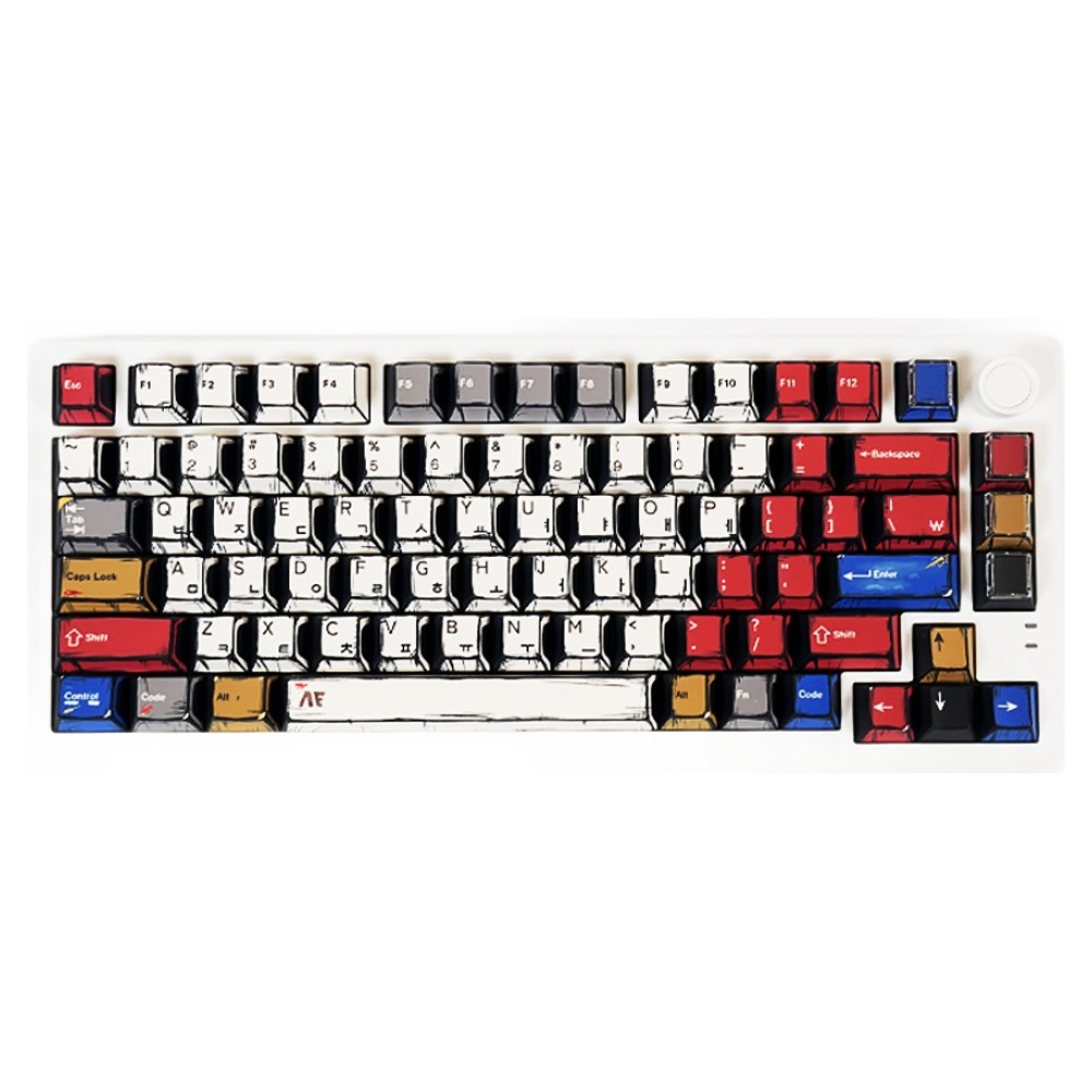 큐센 PBT 염료승화 체리프로파일 한글 키캡 139키, 현재가 19,800원