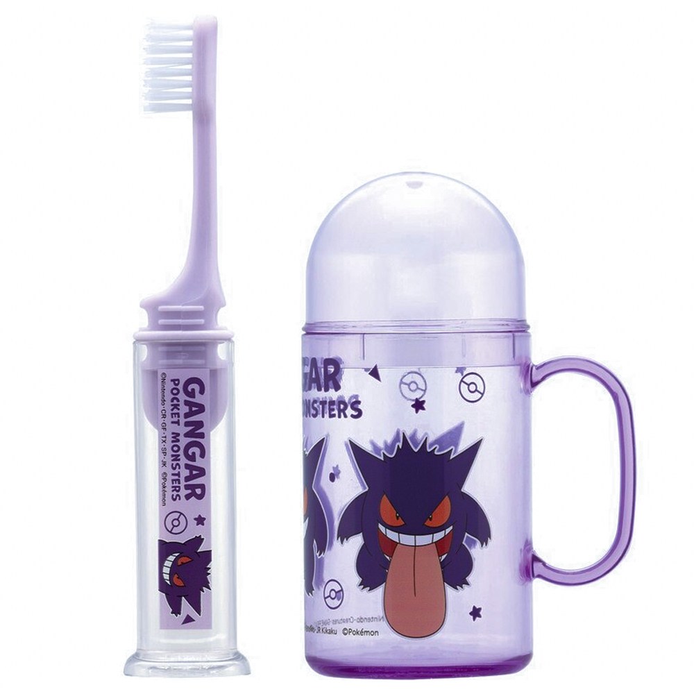 일본 포켓몬스터 칫솔 유아 양치컵세트 휴대용 어린이집, 1개, 갱가 19,900원