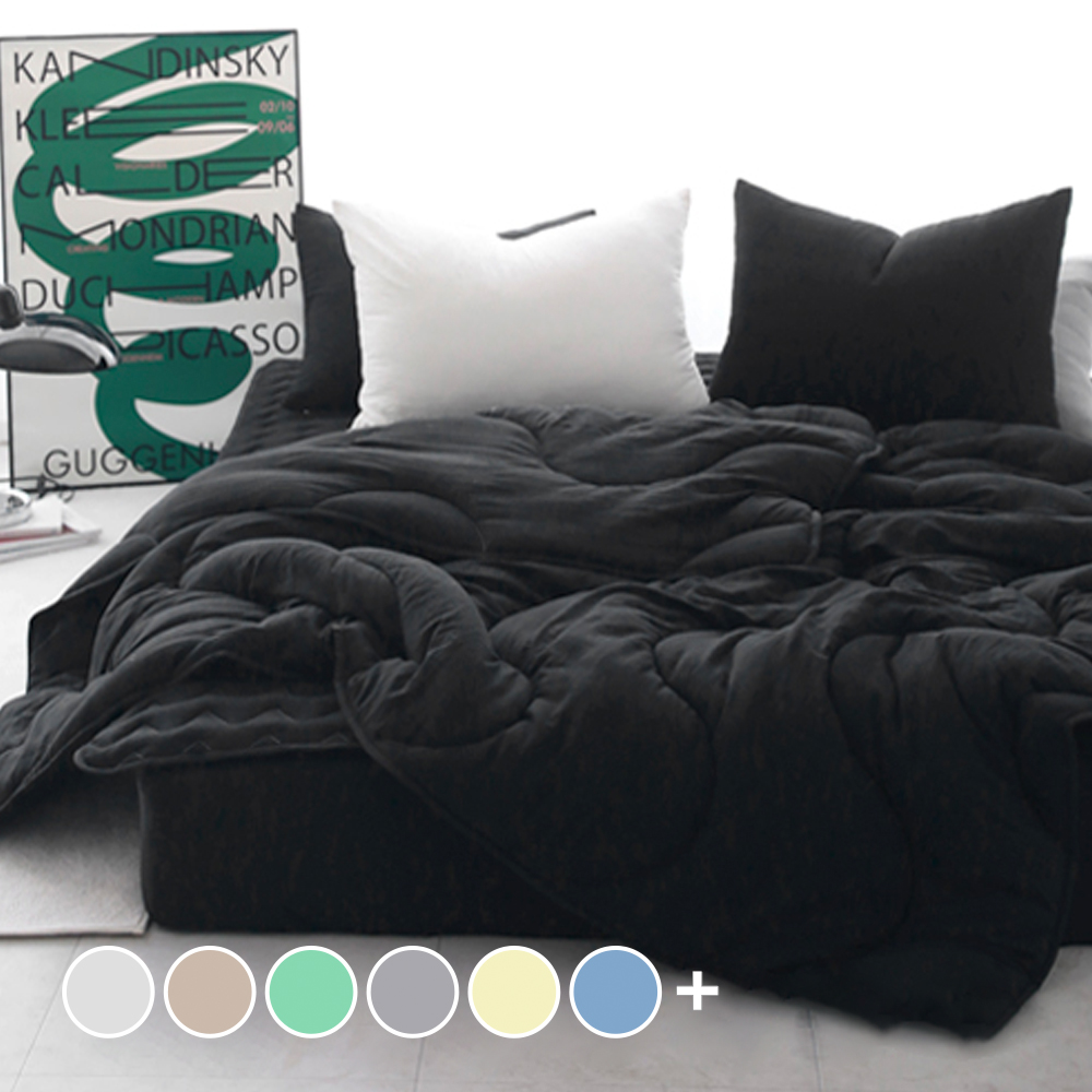 베이직톤 국내산 세미마이크로 웨이브 사계절 옥수수솜 차렵이불 57,900원