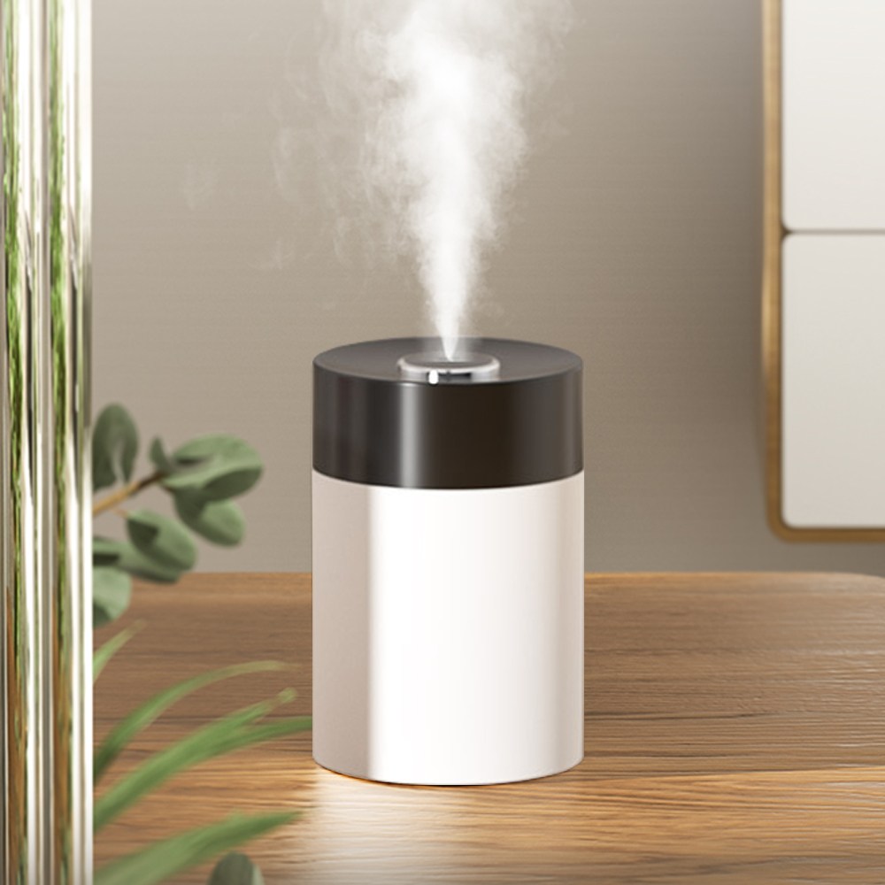 하이온 저소음 무드등 습도조절 미니 가습기, 블랙 12,900원