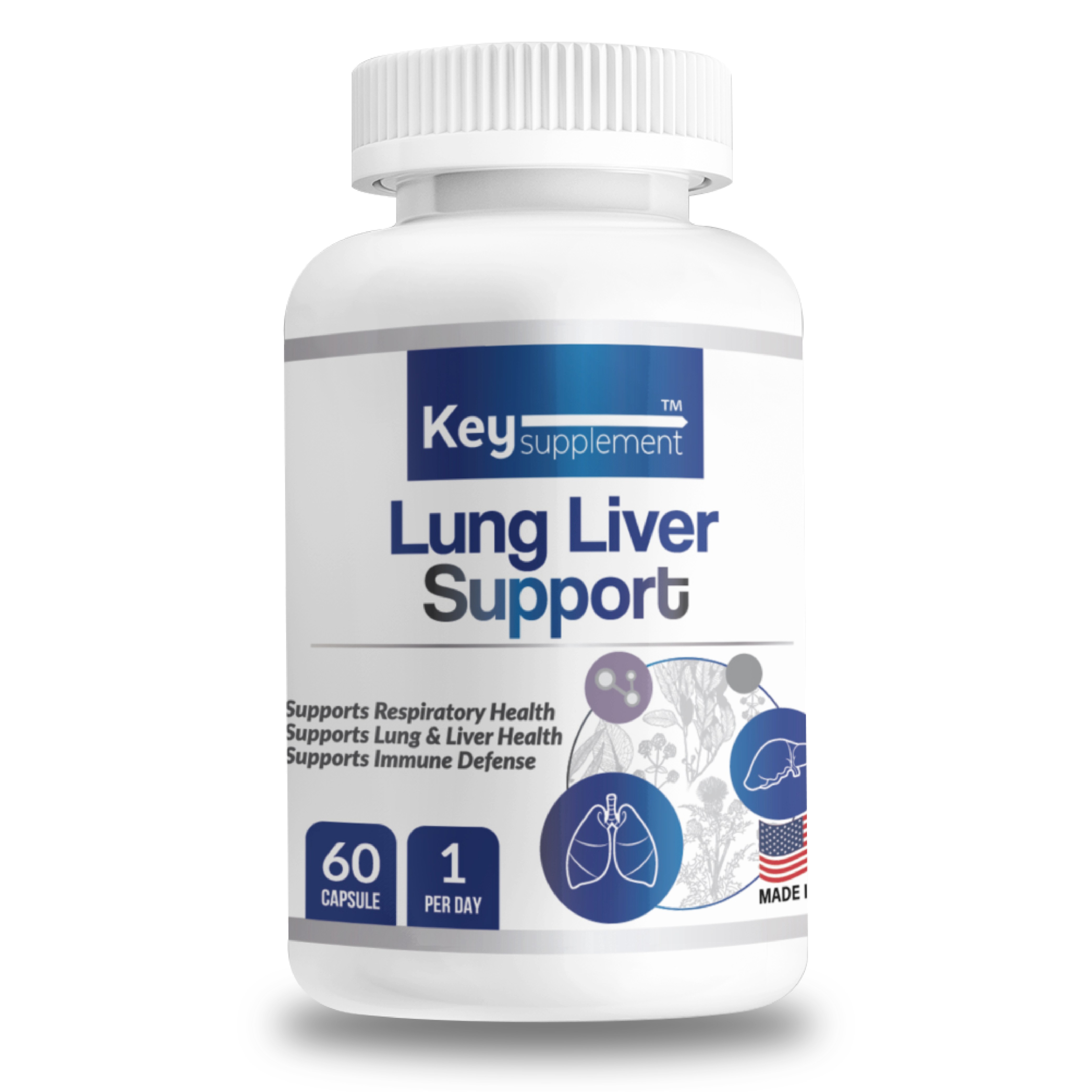 키서플리먼트 렁 엔 리버 서포트 복합 영양제 (밀크시슬,동충하초,유칼립투스,퀘세틴,오레가노,감초 등 14가지 복합 성분 ), 60켑슐 2개입, 2개, 60정 75,900원