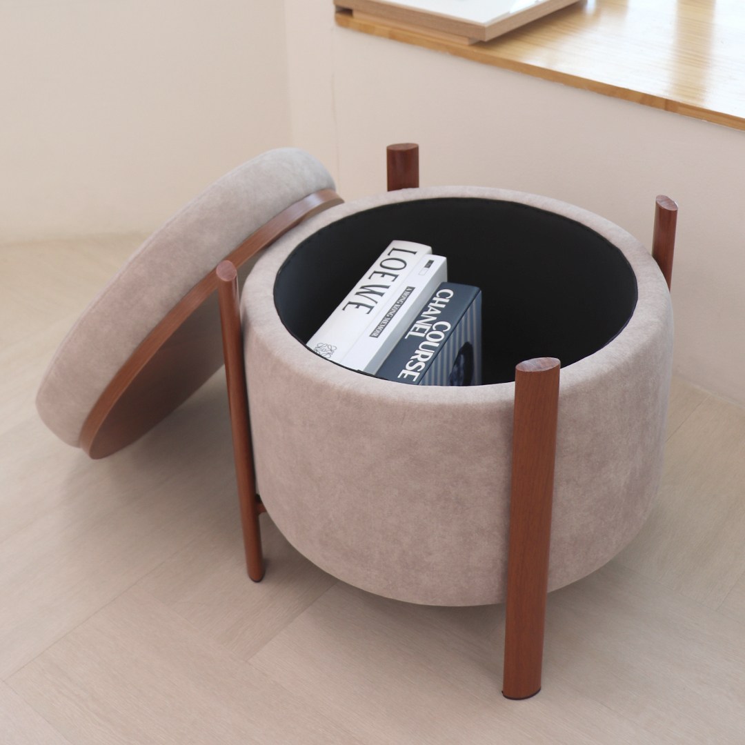 파스텔우드 멀티스툴 보조의자 수납스툴 소파테이블 멀티의자 70,000원