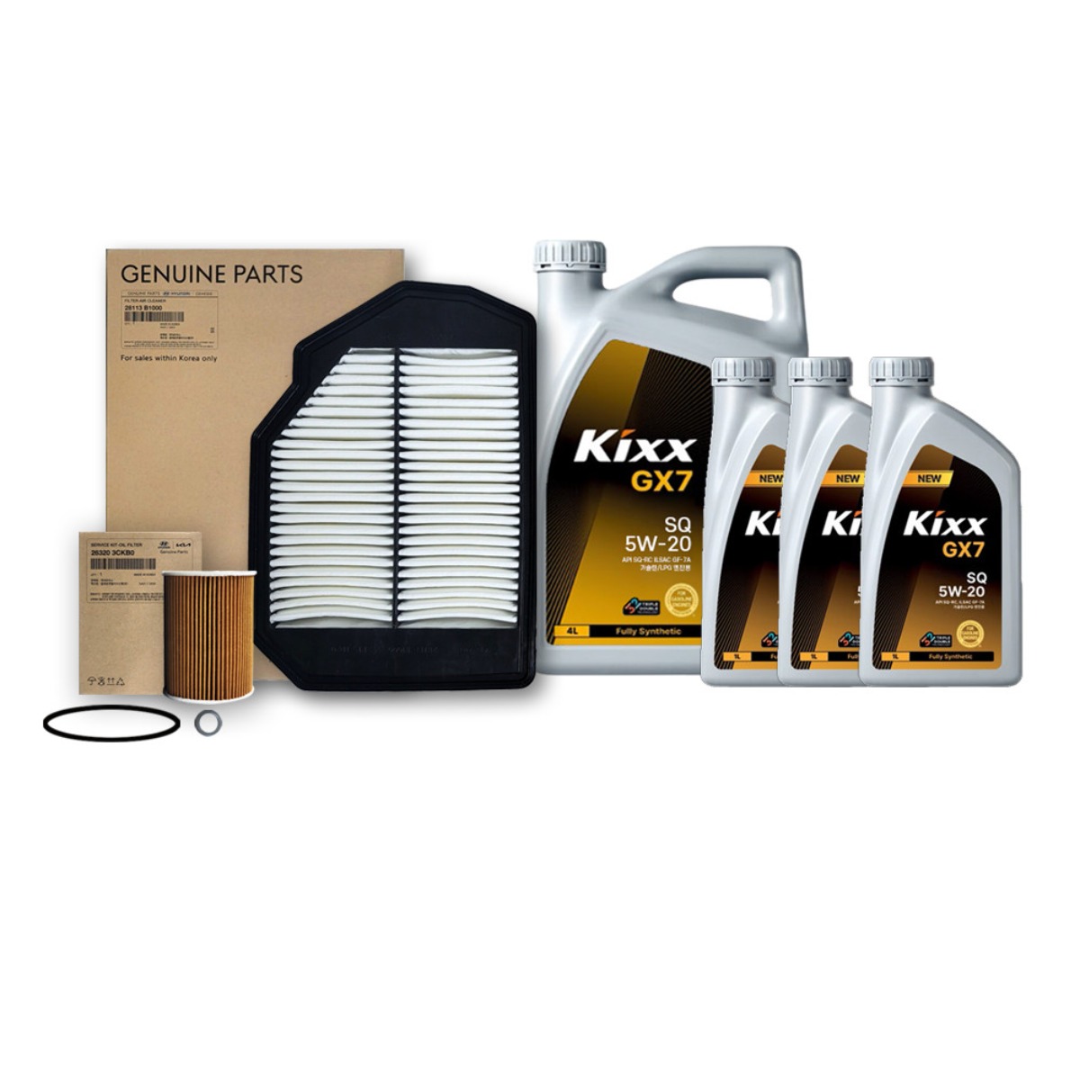 더뉴(2세대)K9 RJ 3.3/3.8가솔린(21년이후)킥스합성유+순정필터세트 5W20, 1개 64,450원