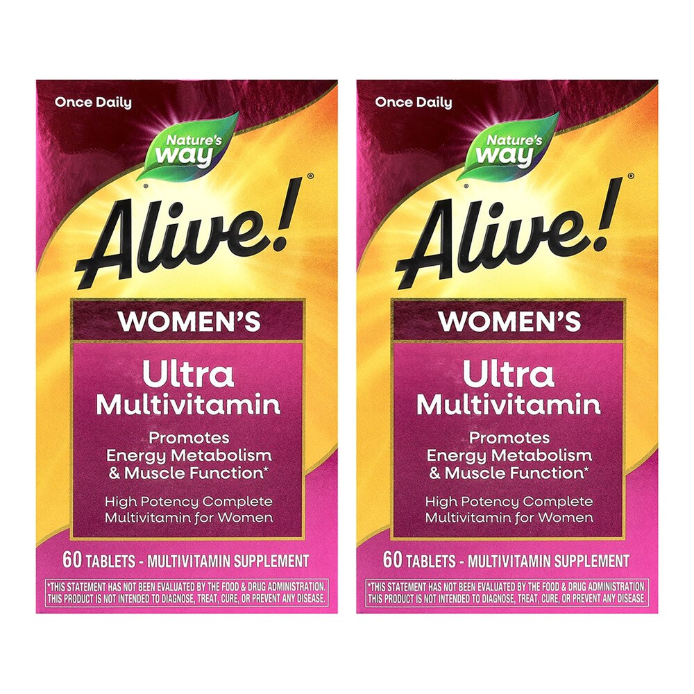 네이처스웨이 2개X Alive 여성용 울트라 종합비타민 60정 63,200원