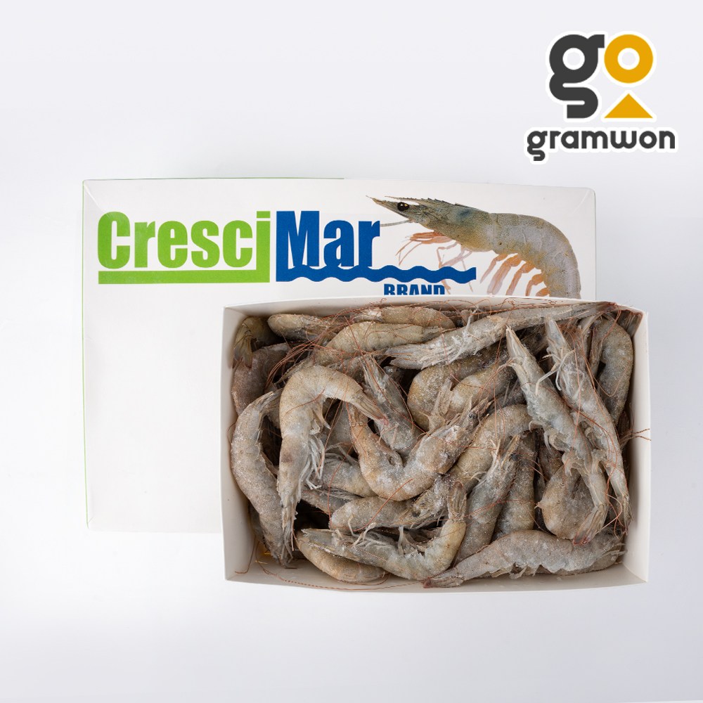 흰다리새우 2kg 에콰도르 에콰새우 3140 대하 냉동새우, 1 28,600원