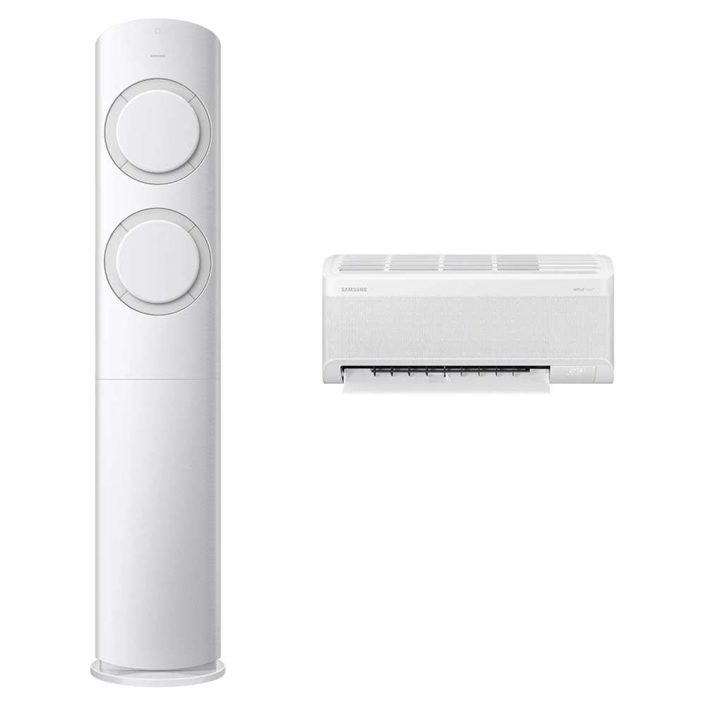 삼성전자 56.9㎡(17.2평) + 18.7㎡(5.5평) AI Q9000 홈멀티형 에어컨 AF60F17D11GRZ + 리모컨 세트 방문설치 1,675,600원