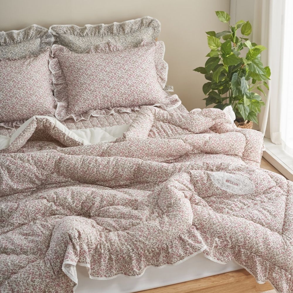 라라베딩 국내산 프리미엄 100% 순면 워싱광목 차렵이불 침구세트 132,000원