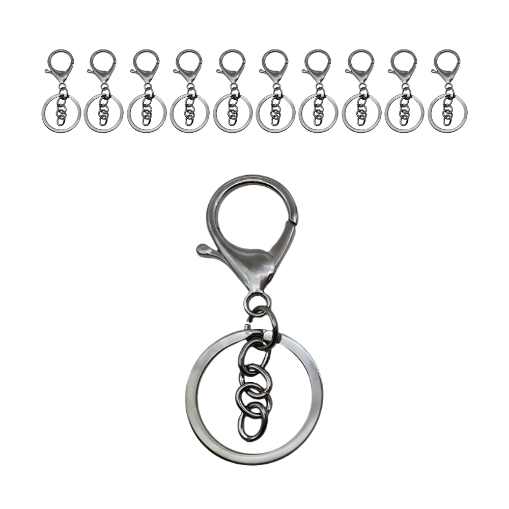 이음모음 열쇠고리 키링 고리 부자재, 10개, 블랙 9,900원