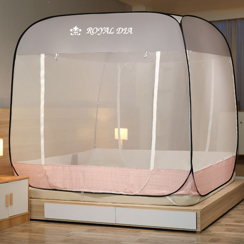 로얄다이아 텐트형 고급 사각 3문 원터치모기장 콤비모기장 24,900원