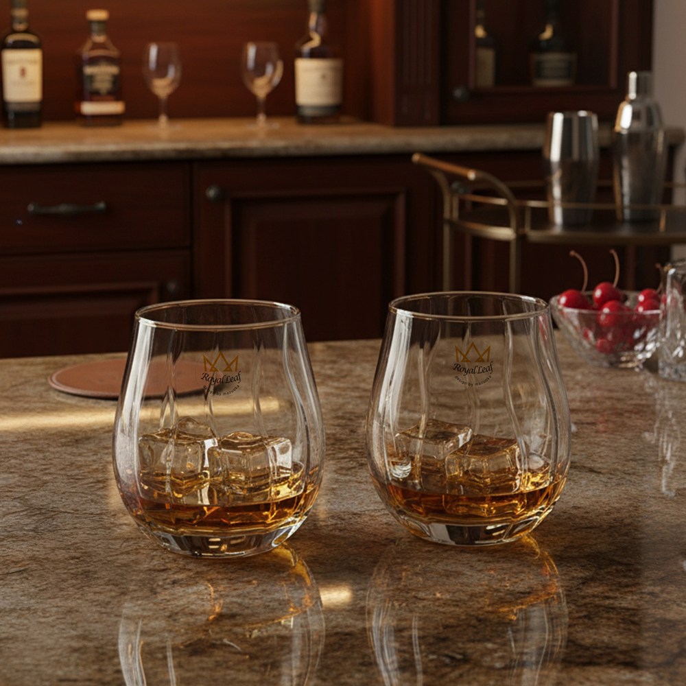 로얄리프 크리스탈 글렌 위스키잔 2P 스트레이트잔 샷잔 테스팅잔 양주잔 위스키잔 언더락잔, 현재가 42,000원
