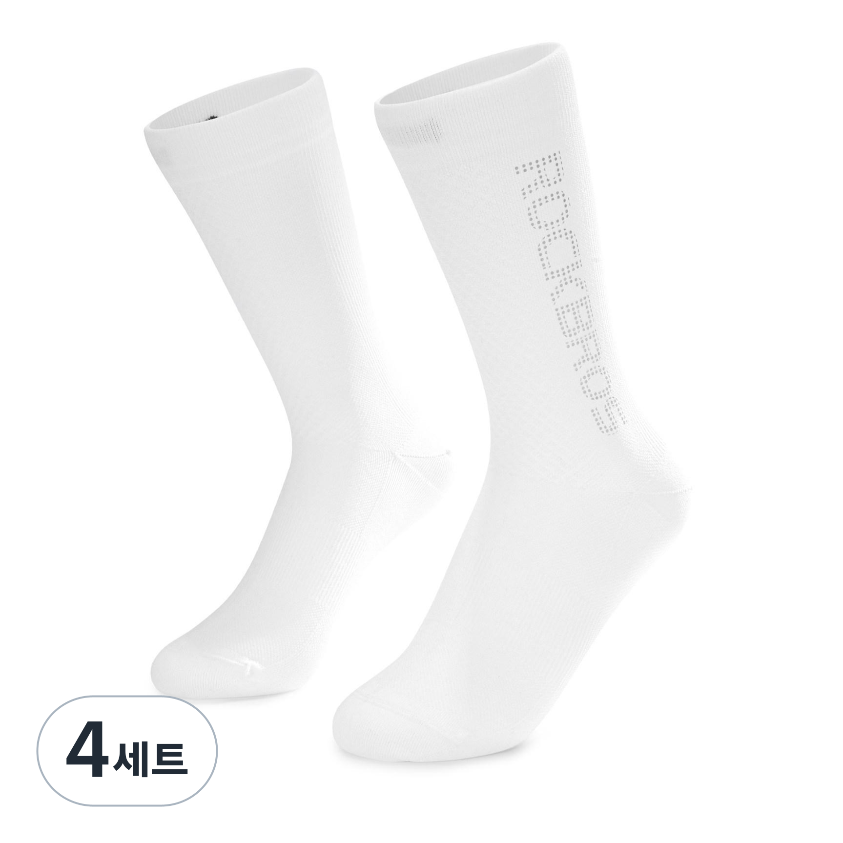 락브로스 5A 항균 사이클링 양말 통기성 메쉬 냄새억제 스포츠 양말, 4세트, 화이트 18,000원