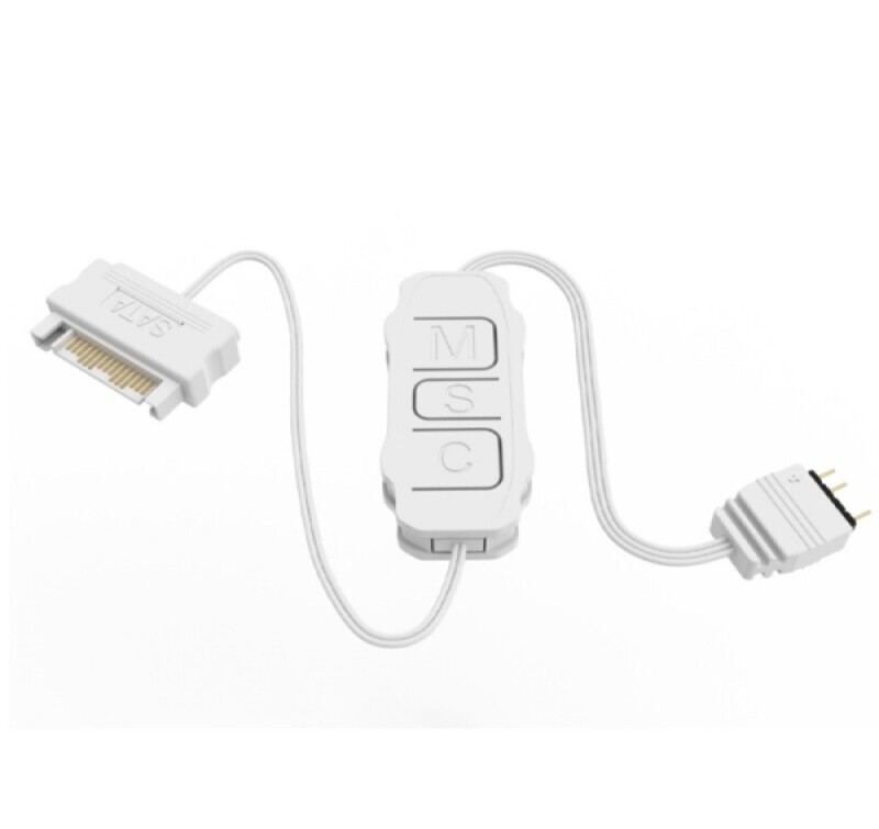 5V 3핀 ARGB 미니 컨트롤러 - SATA 전원 연결 - 수동 버튼 조작 - AR-1 RGB LED 스트립 팬 조명 제어 7,200원