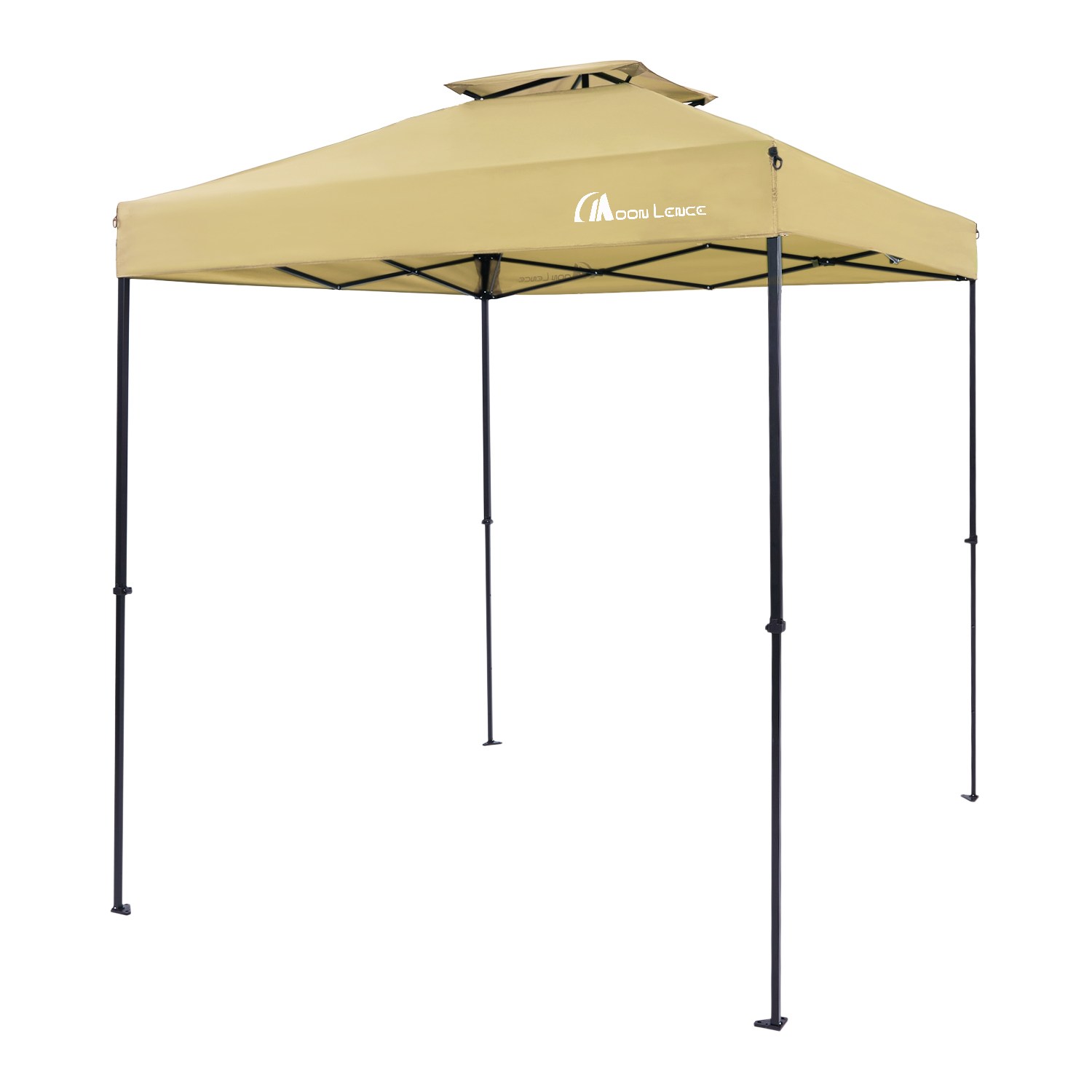 MOON LENCE 자외선 차단 UPF50+천막 원터치 천막 사각 캠핑 타프 방수 타프 그늘막 타프 시스템 파고라 3단 고도 조절 조립 간단 UV(타프막) 스틸(프레임), 베이지 109,900원