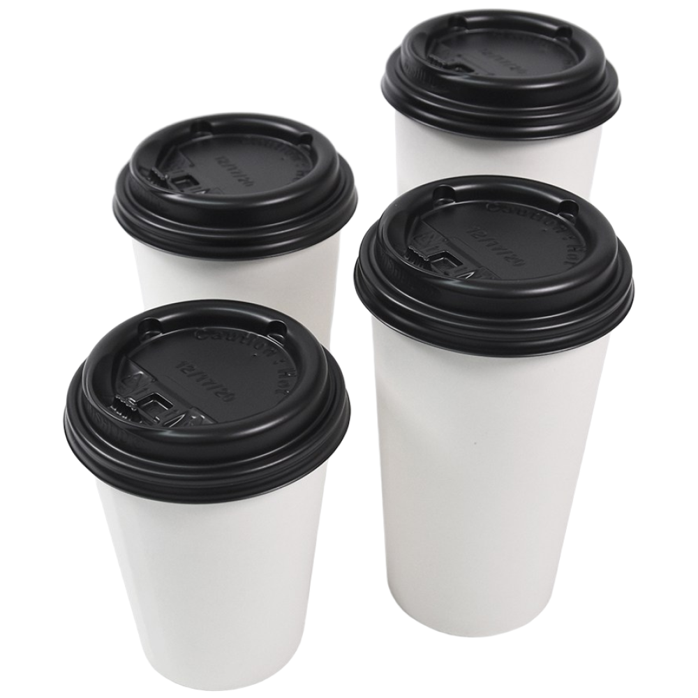 종이컵 뚜껑포함 세트 13온스 종이컵+개폐형 검정 리드 / 200개 세트 14,900원