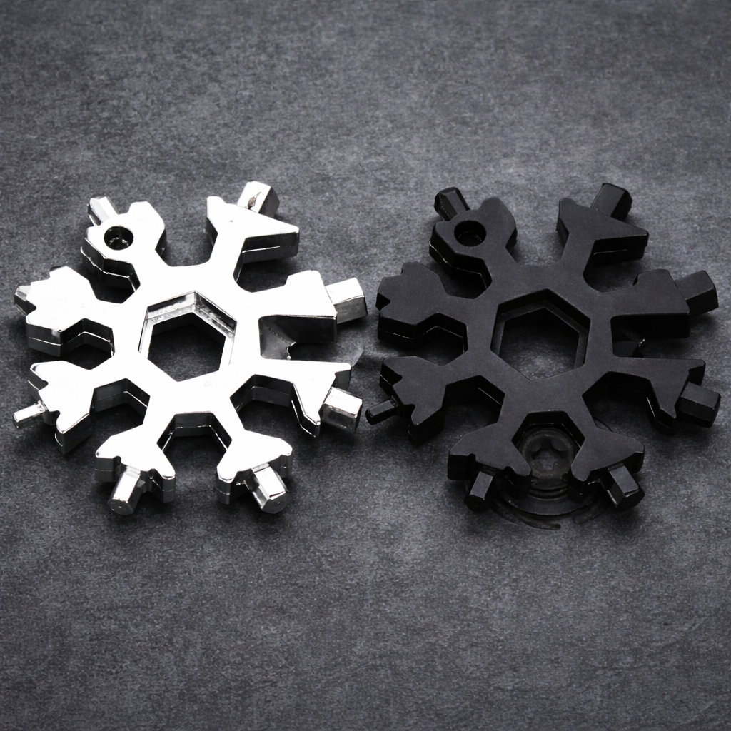 하루템 휴대용 만능 멀티 드라이버 공구세트 눈꽃렌치 별각렌치 실버&블랙 7,800원