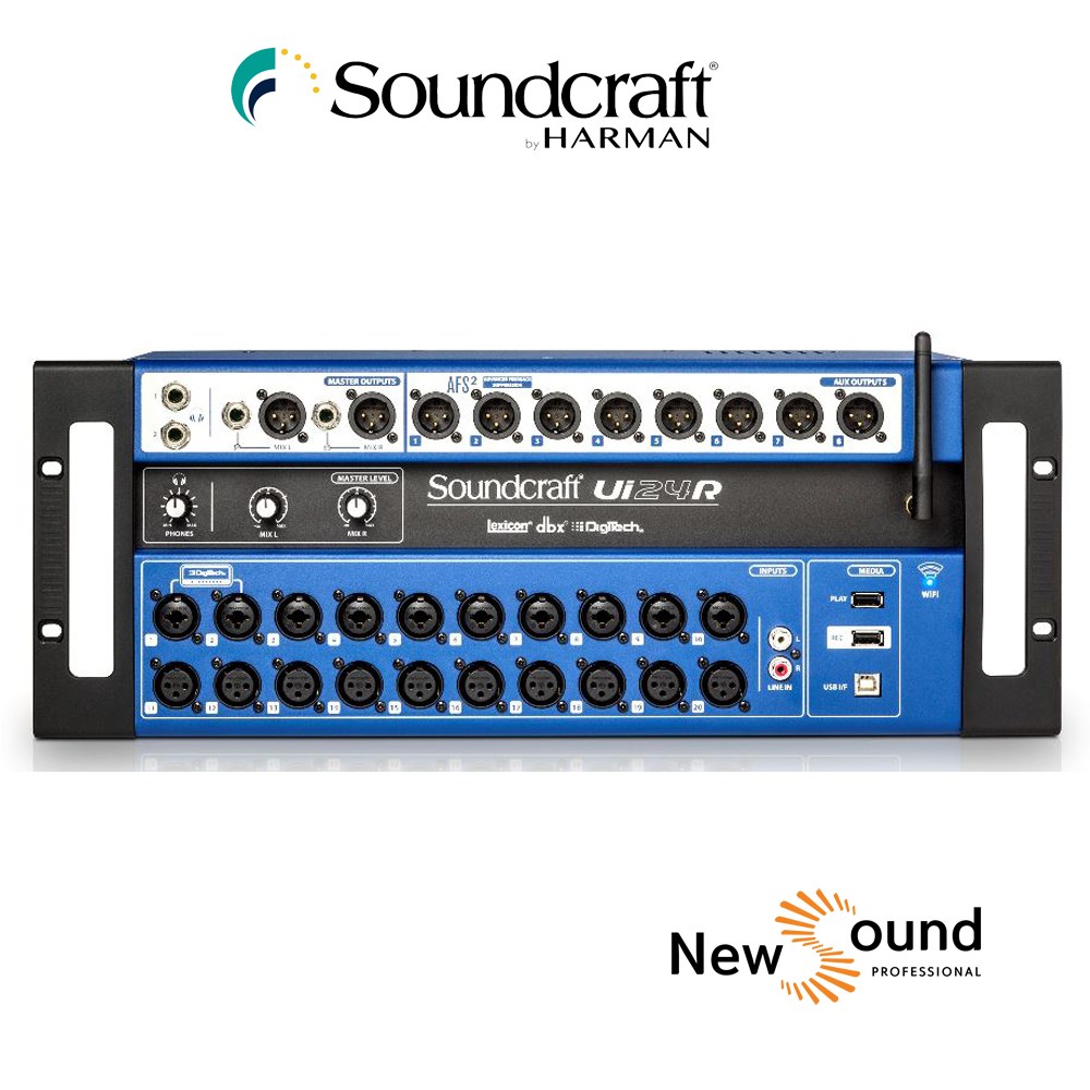 재고보유 /뉴사운드 SoundCraft Ui24R 24채널 디지털믹서 Ui24 /태블릿 PC 스마트폰 조정가능/ Wi-Fi 리모트/ 랙장착/ 멀티트랙녹음 2,200,000원
