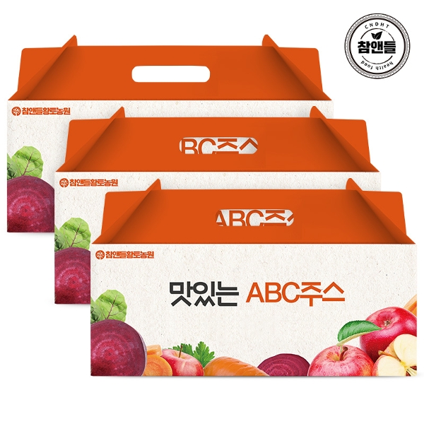 참앤들황토농원 [참앤들황토농원] 맛있는 abc주스 30포 1박스, 70ml 36,900원